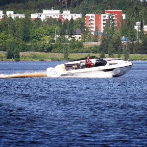 Kalle Rovanperän with his Yamarin 88 DC and Yamaha XF425 XTO